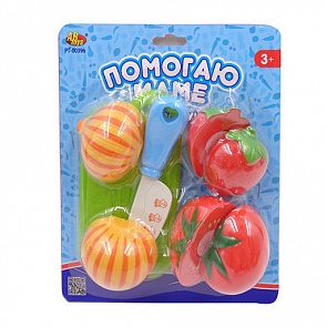 Набор «Фрукты и овощи. Помогаю маме», 8 предметов (ABtoys, PT-00396)